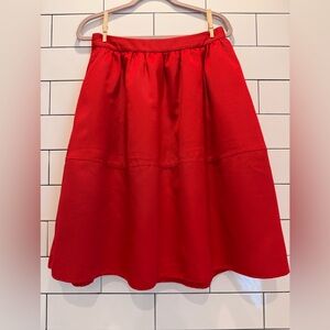 Express midi puffy skirt